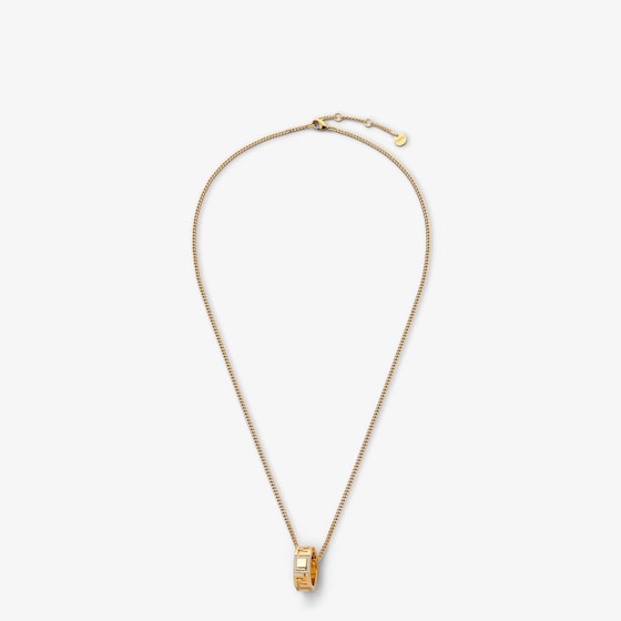 Fendi Forever  Necklace In Gold