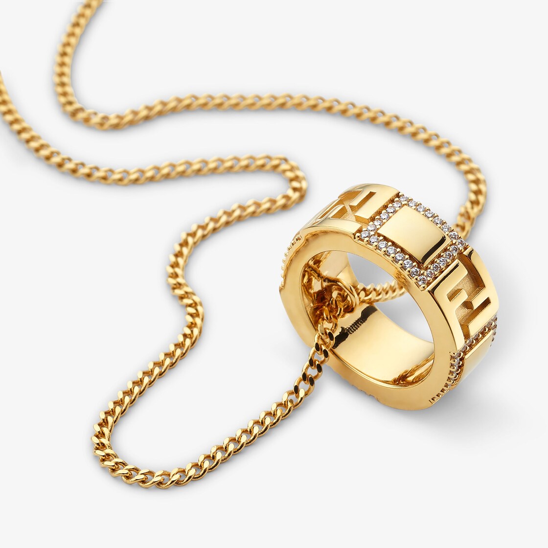 Forever Fendi necklace Golden finish Gold - Image 3/4