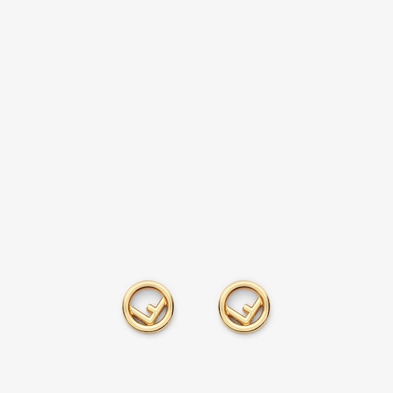 Fendi F Is  Earrings In Gold