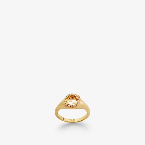Fendi Gold-colored Ring In Gold
