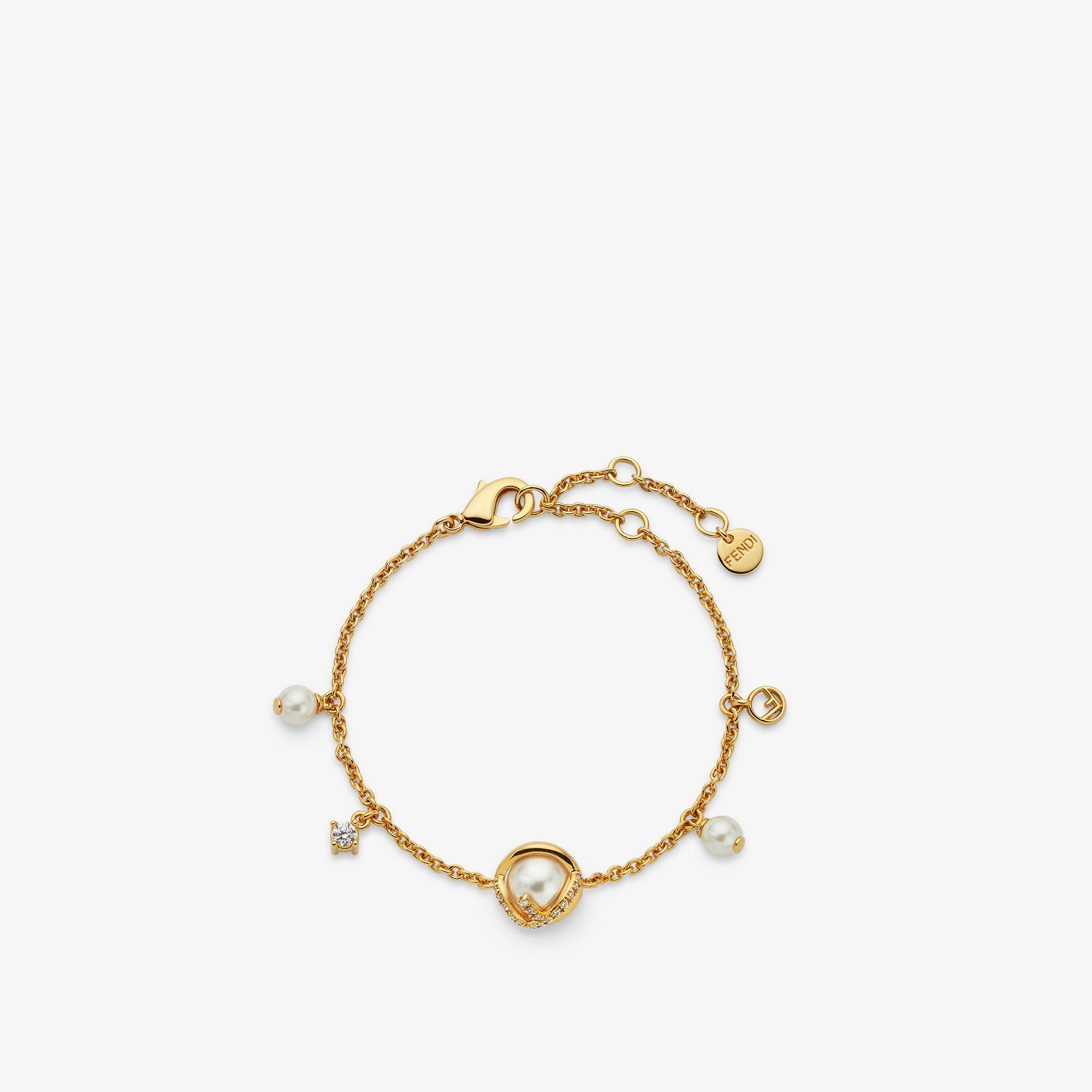 FENDI/エフイズフェンディブレスレット/S/ゴールド エフ イズ フェンディ ブレスレット ゴールド仕上げ ゴールド | Fendi