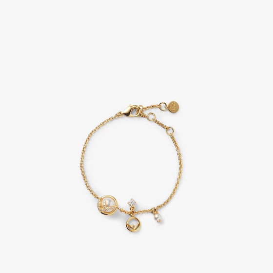 Fendi F Is  Bracelet In Gold