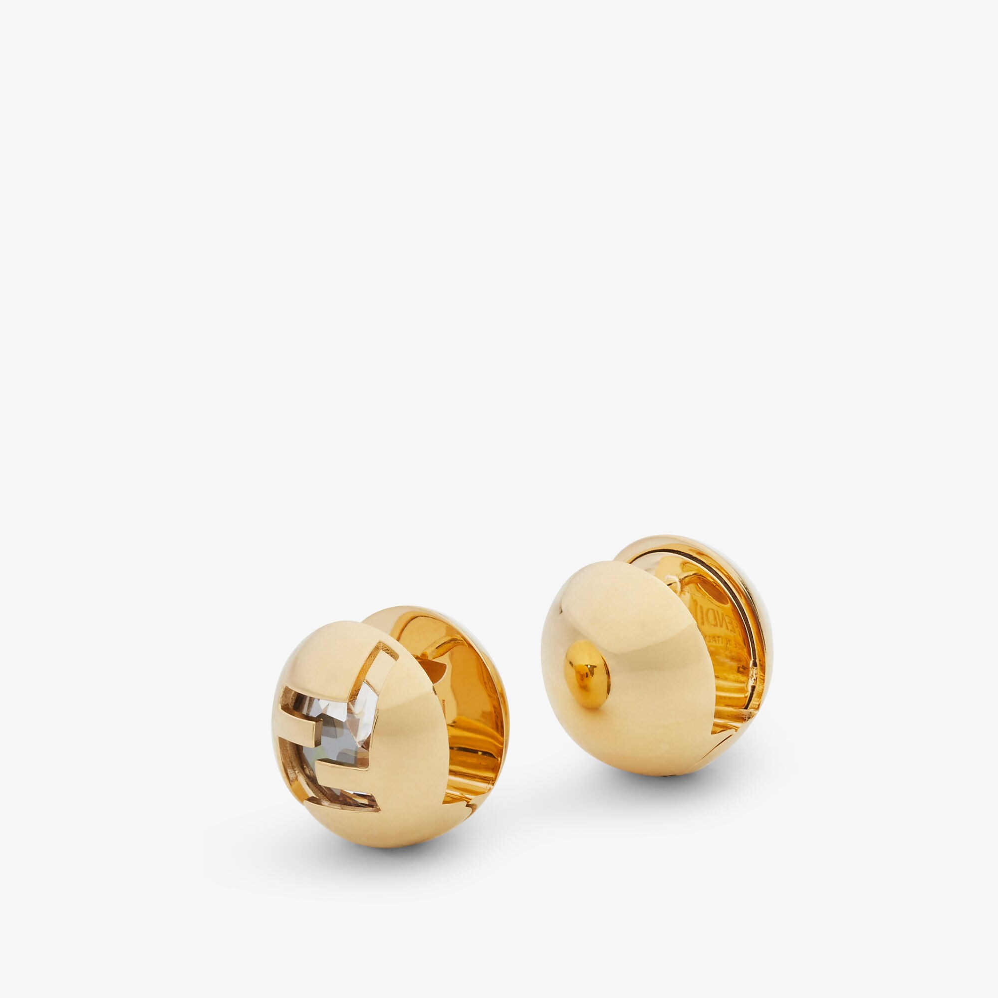 FENDI ゴールド　ピアス　片方のみ フェンディグラフィ ピアス クリスタル ゴールド | Fendi