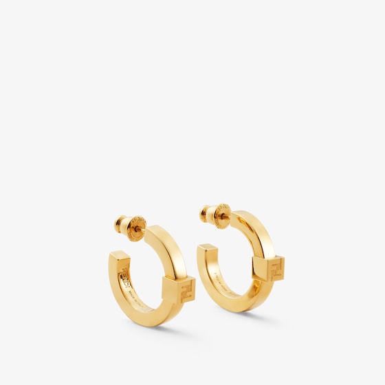 Fendi Forever  Earrings In Gold