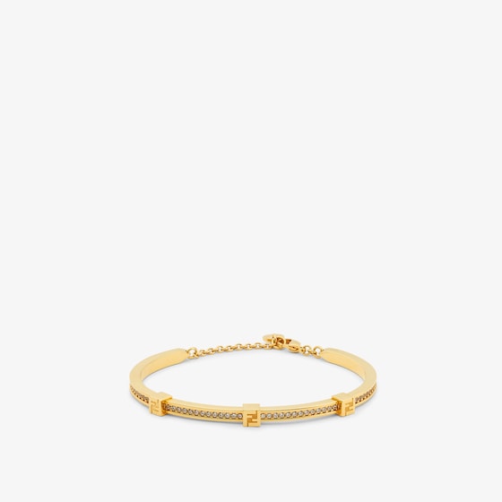 Fendi Slender, rigid bracelet with FF logo detail