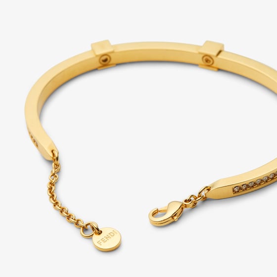 Fendi Slender, rigid bracelet with FF logo detail | Thumbnail 2