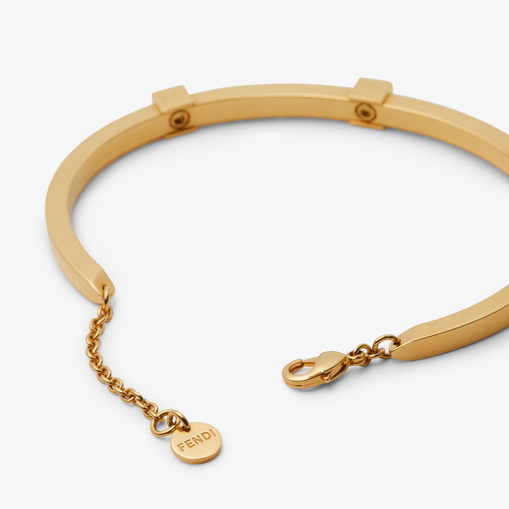FENDIフェンディ　希少デザイン　ゴールドブレスレット　美品 フォーエバー フェンディ ブレスレット ゴールド仕上げ ゴールド | Fendi