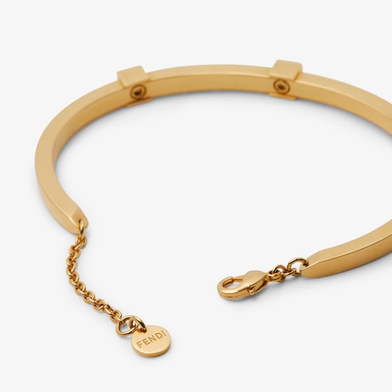 Fendi Slender, rigid bracelet with FF logo detail | Thumbnail 3