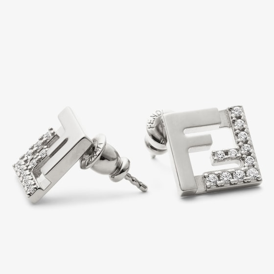 Fendi FF motif shaped stud earrings | Thumbnail 2