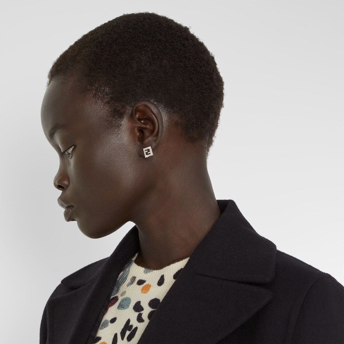 Forever Fendi earrings Silver finish Silver - Image 3/3