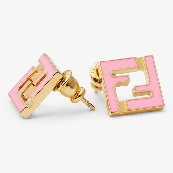 Fendi FF motif shaped stud earrings | Thumbnail 2