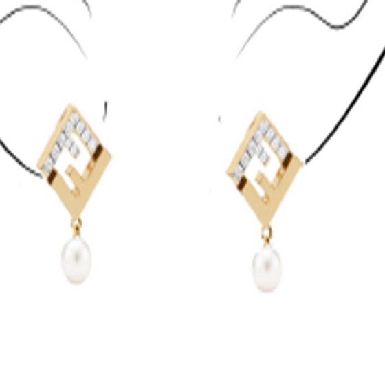 Fendi Forever  Earrings In Gold