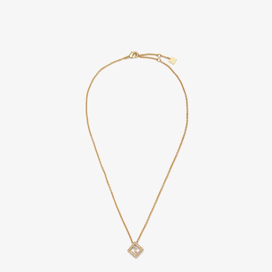 Fendi Forever  Necklace In Gold