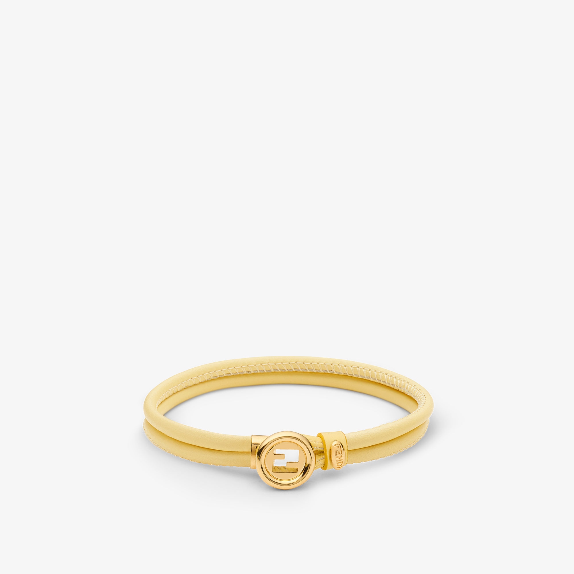 EverRound Fendi Bracelet Leather Yellow | Fendi