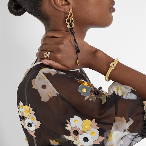 Fendi EverRound Bracelet Made of yellow calfskin | Thumbnail 3