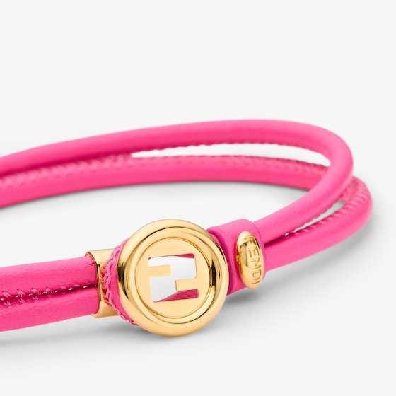 Fendi EverRound Bracelet Made of petunia pink calf leather | Thumbnail 2