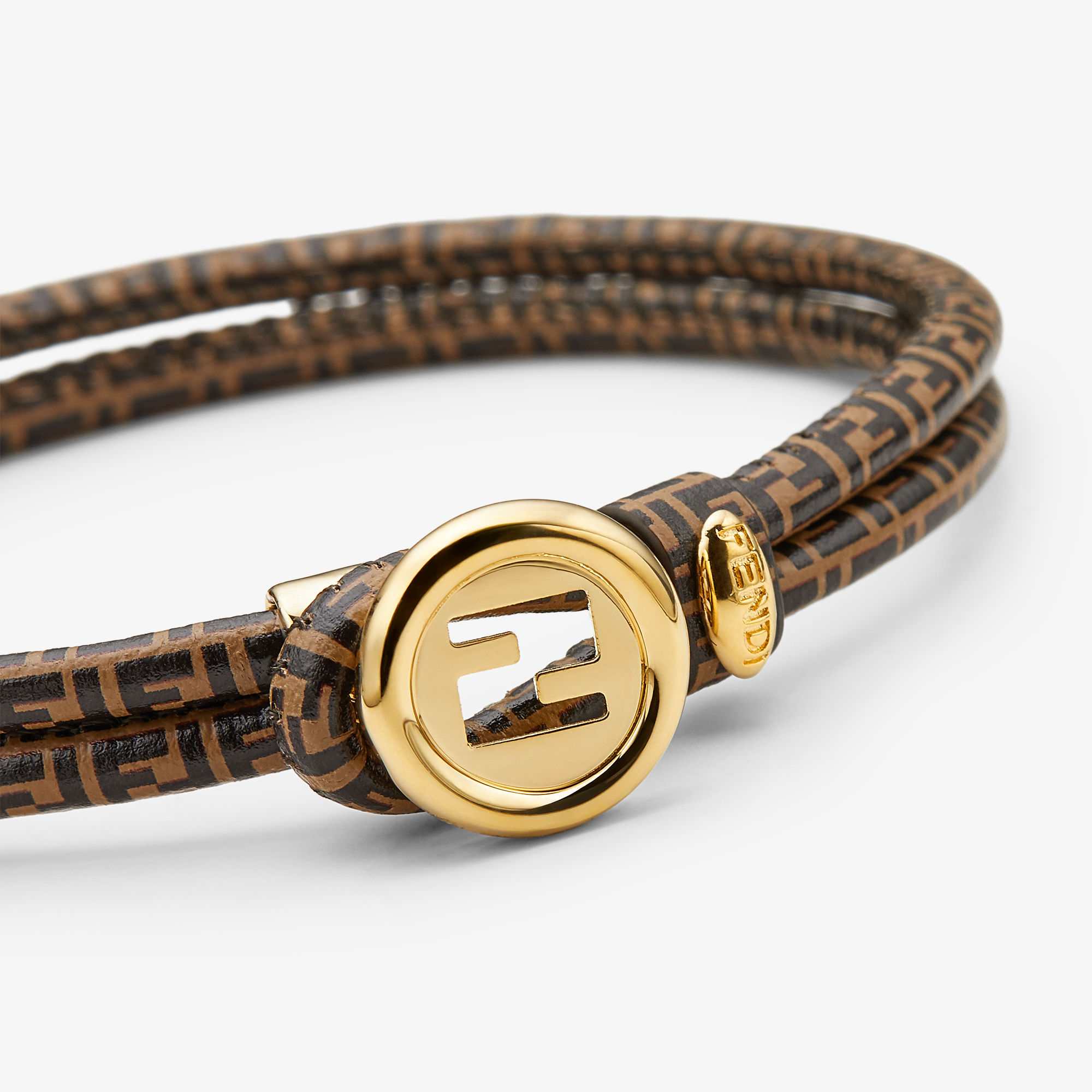 Fendi モノグラムレザーブレスレット FENDI（フェンディ） ブレスレット BAGUETTE バゲット 7AJ642 B08