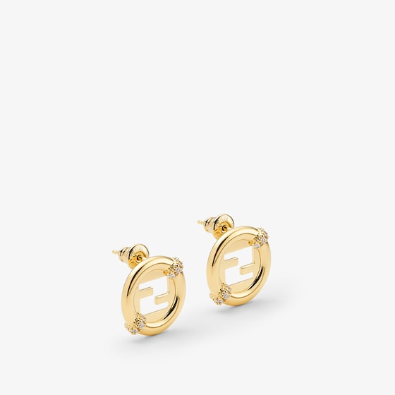 Fendi Stud earrings in the EverRound logo shape