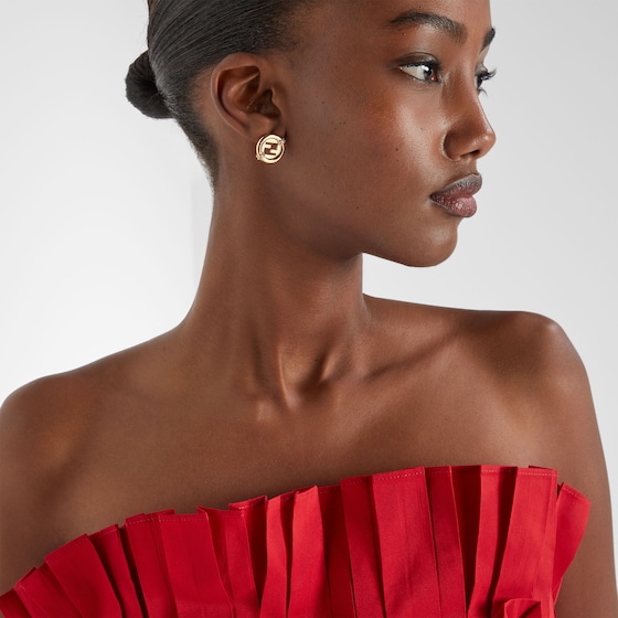 Fendi Stud earrings in the EverRound logo shape | Thumbnail 3