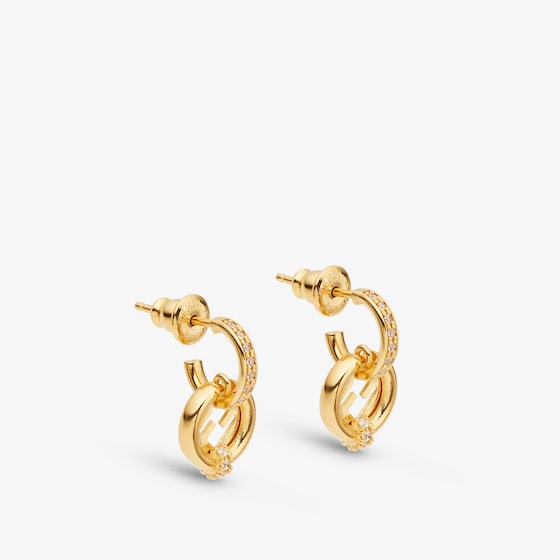 Fendi Earrings with EverRound logo pendant