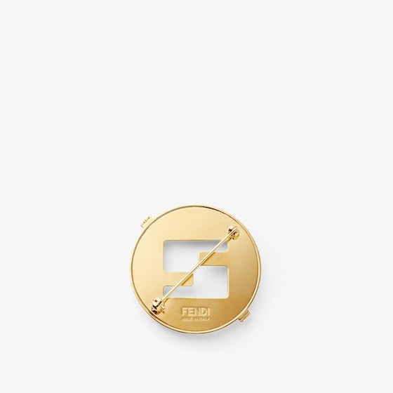 Fendi EverRound logo-shaped brooch | Thumbnail 2