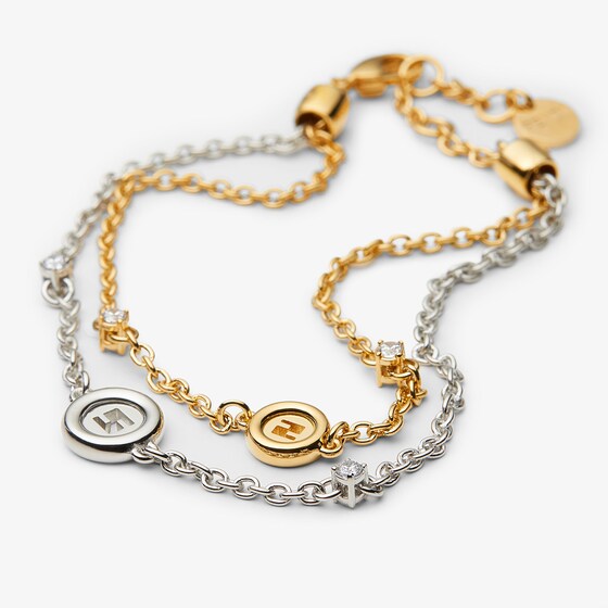 Fendi Double chain bracelet with EverRound logos | Thumbnail 3