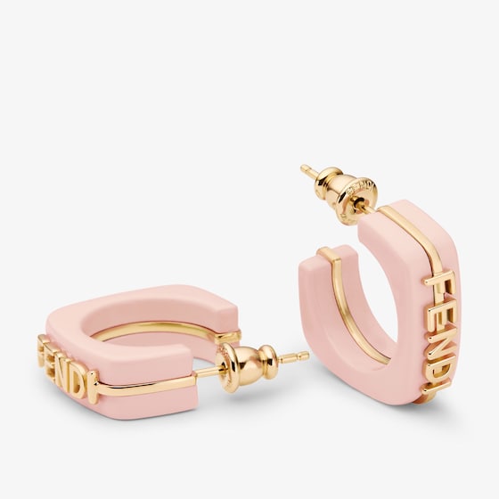 Fendi Linear and elegant hoop earrings embellished | Thumbnail 2