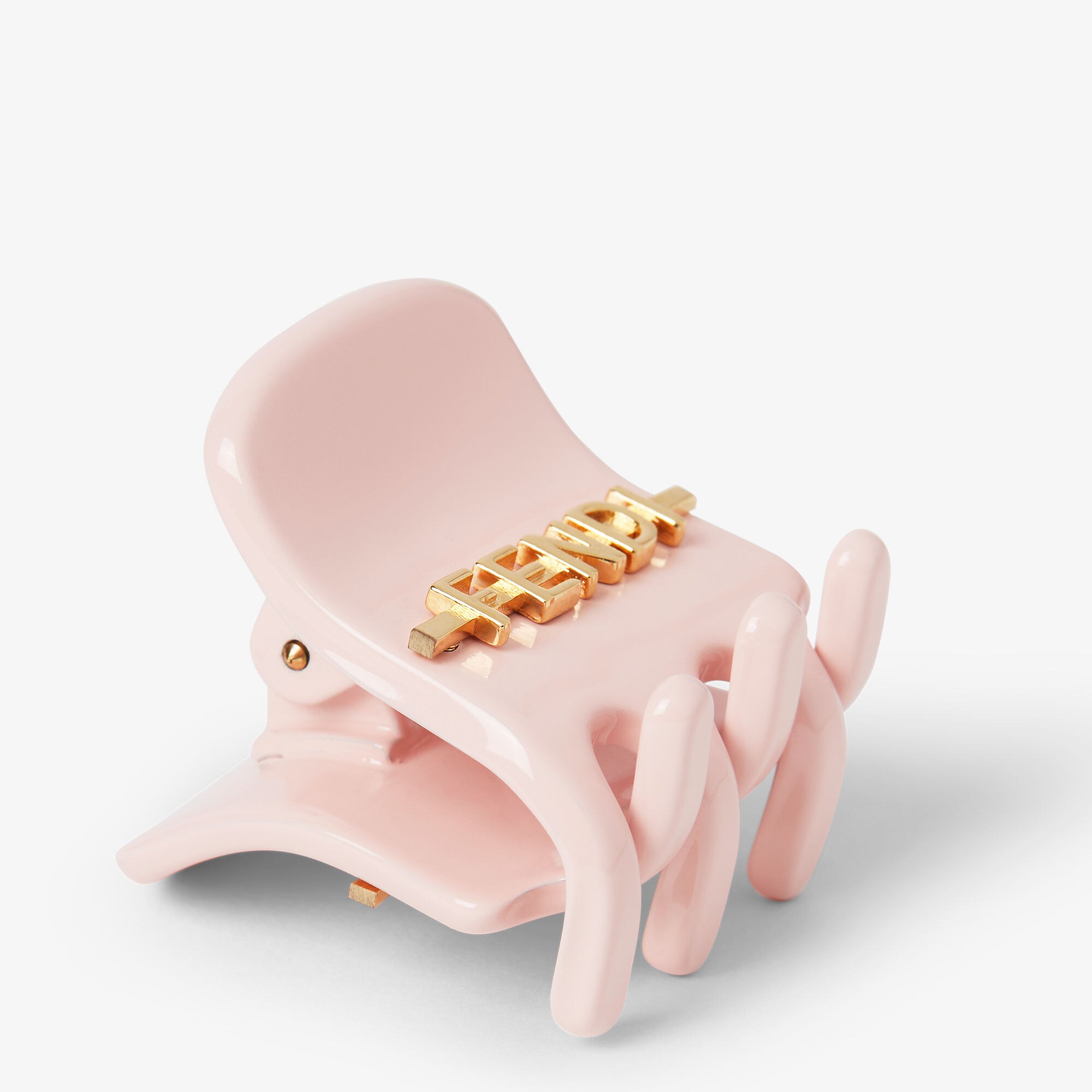Fendigraphy hair clip Pink | Fendi