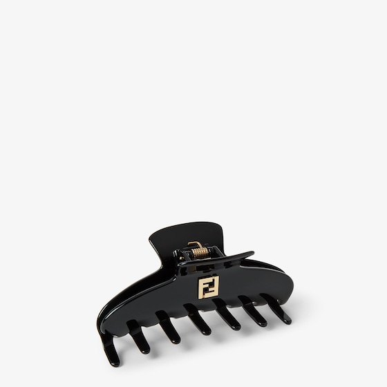 Fendi Hair Clip In Black