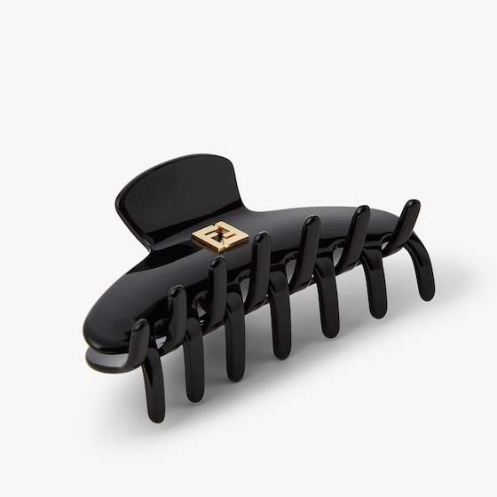 Fendi Hair clip made of black acetate | Thumbnail 2
