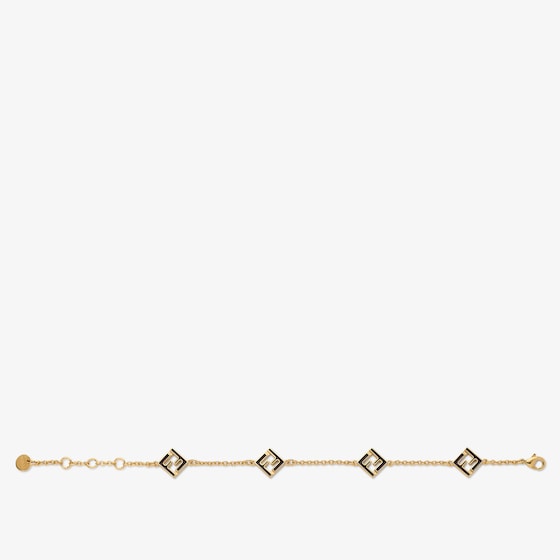 Fendi Bracelet with thin chain and cut-out FF motif | Thumbnail 2