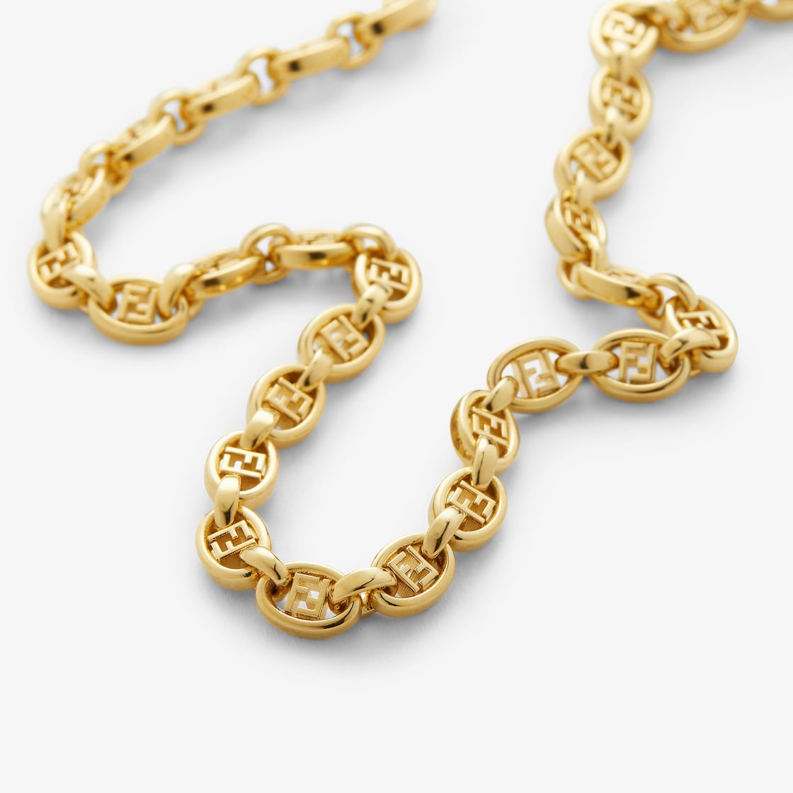 FENDI Orbit Chain Necklace - Gold | FENDI GB2/2