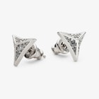 Fendi Sign Stud Earrings image 2 of 3