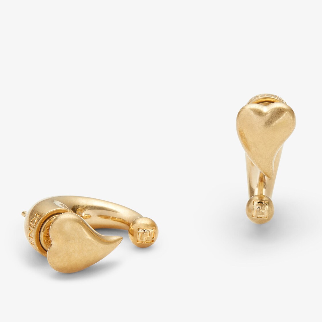 FENDI Heartbeat Earrings - Gold | FENDI IT2/3