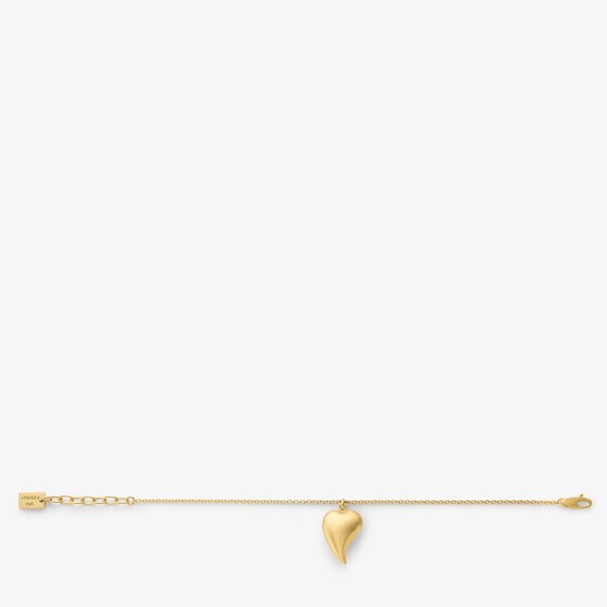 Fendi Fine chain bracelet with a heart-shaped charm, inspired by | Thumbnail 2