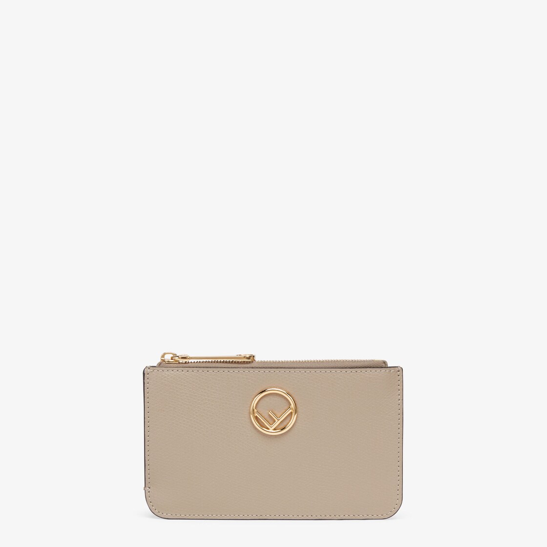 キーケース スリム クラッチ - ベージュレザー ポーチ | Fendi