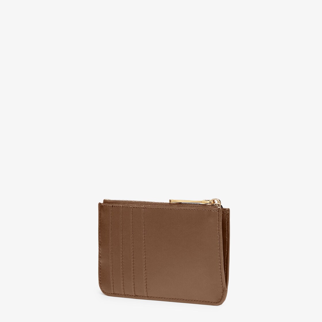 Key Ring Pouch - Brown leather pouch | Fendi