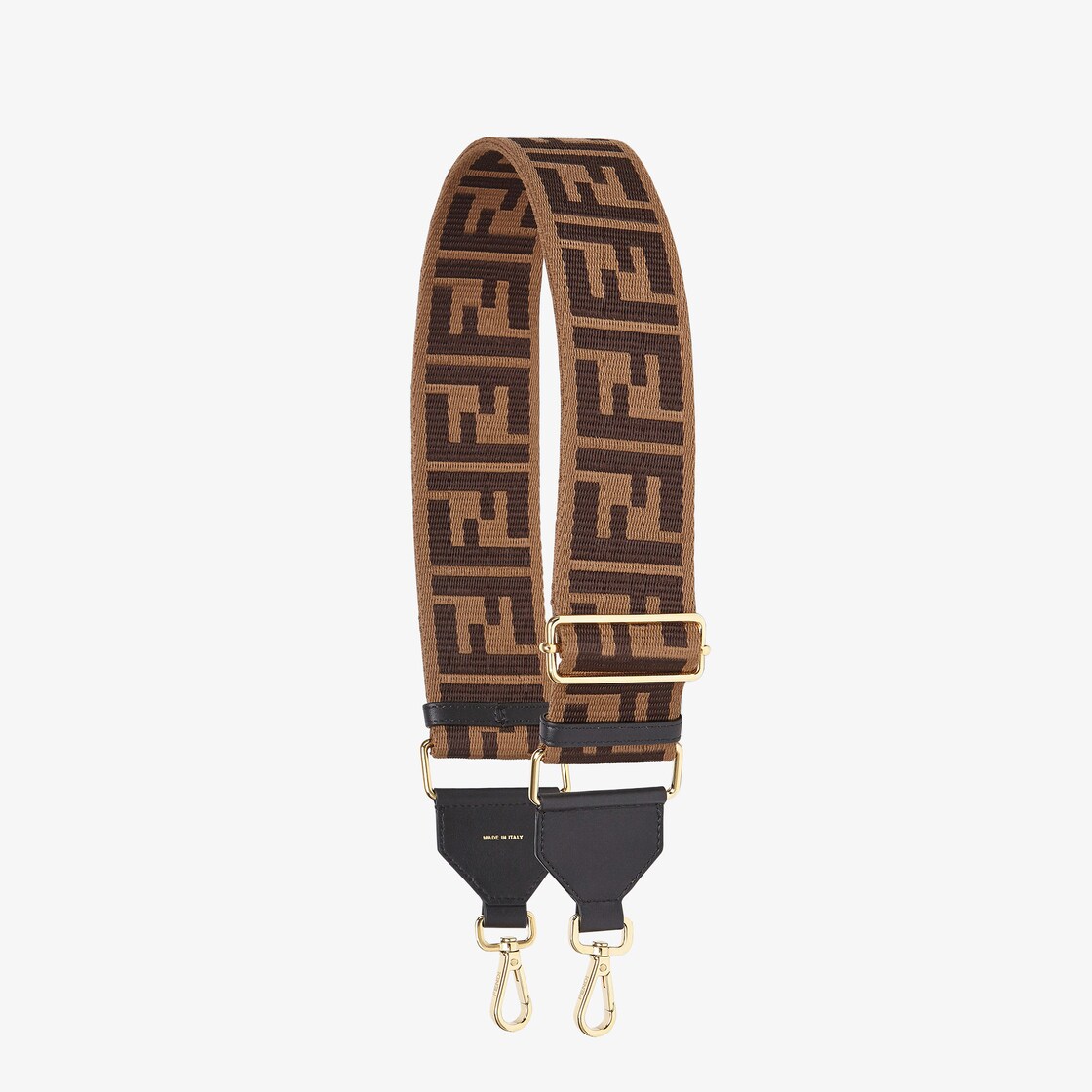 Strap You - Brown canvas shoulder strap | Fendi