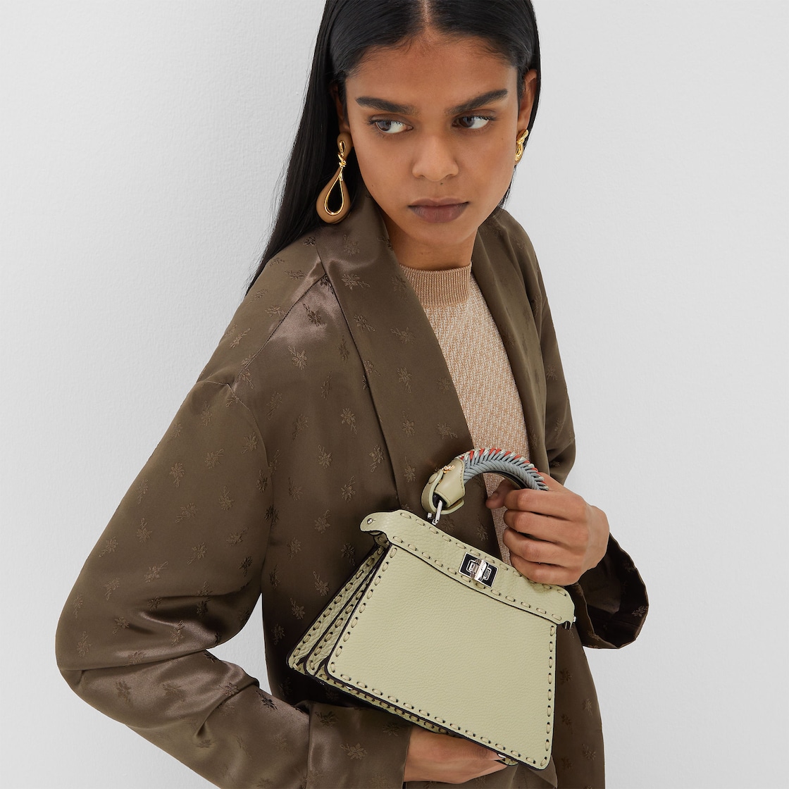 ピーカブー ハンドルカバー プチ レザー マルチカラー | Fendi ピーカブー ハンドルカバー プチ レザー マルチカラー | Fendi