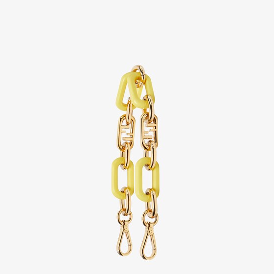 Fendi Mini Strap You In Yellow