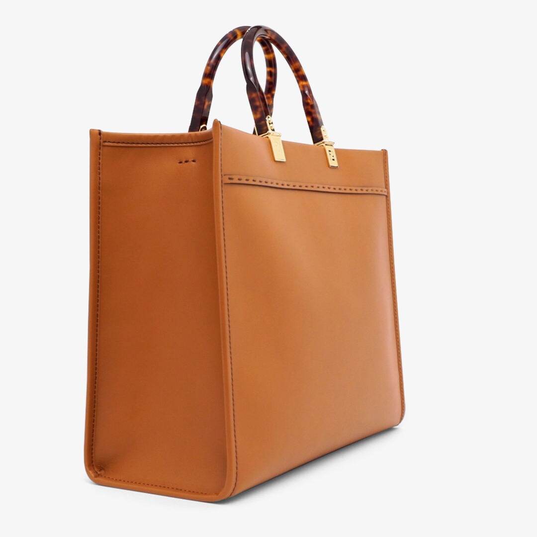 フェンディ サンシャイン ラージ レザー ブラウン | Fendi