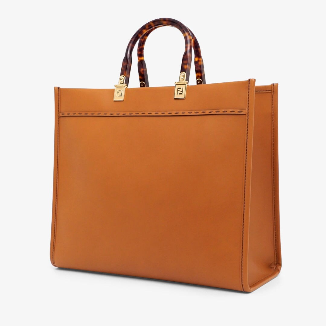 フェンディ サンシャイン ラージ レザー ブラウン | Fendi