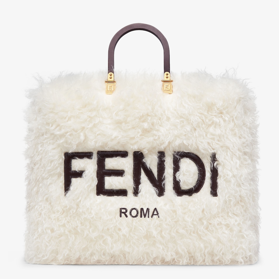 حقيبة Fendi Sunshine بحجم كبير