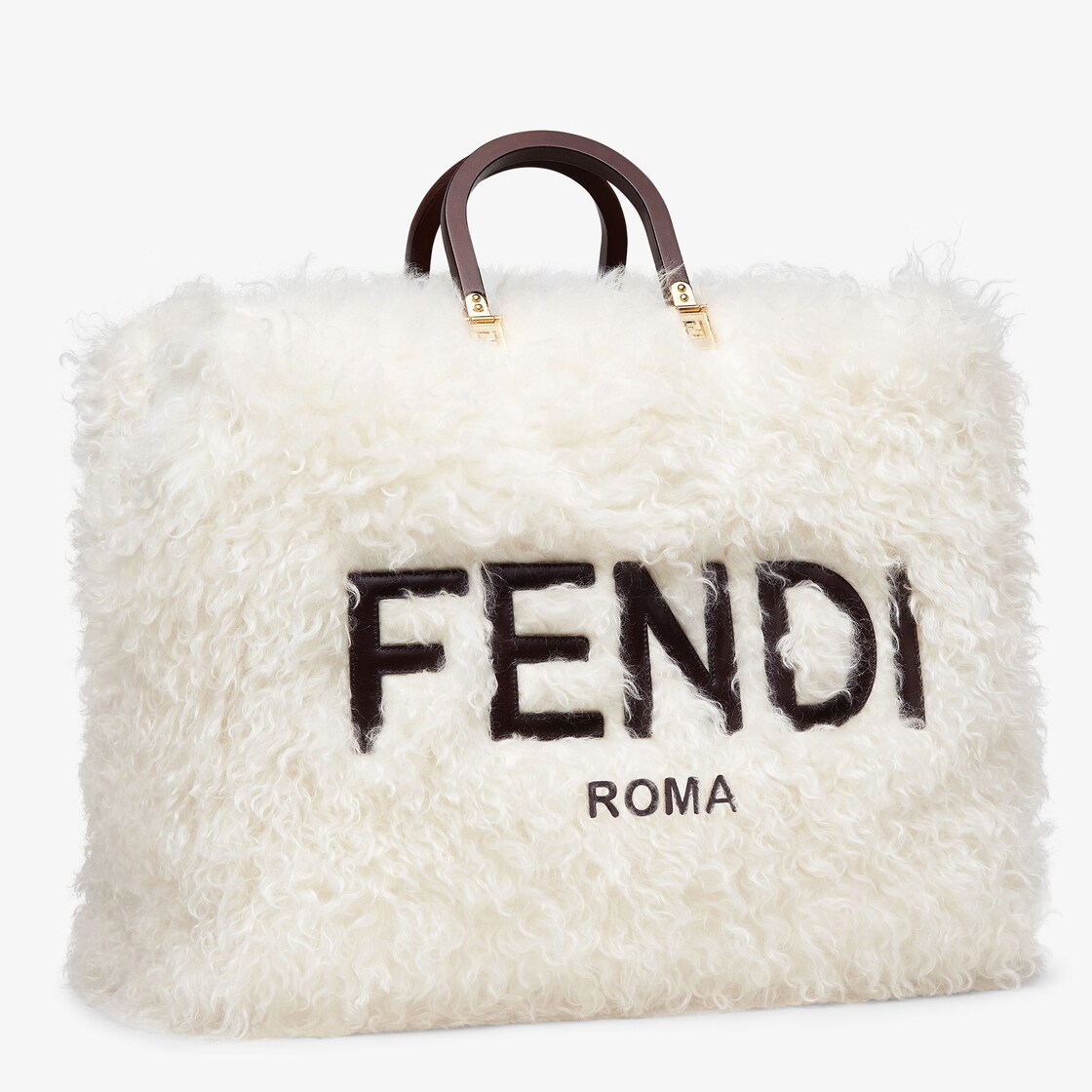 حقيبة Fendi Sunshine بحجم كبير