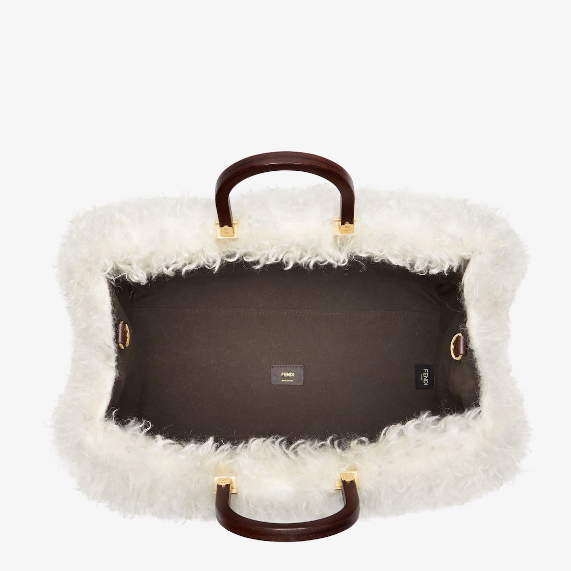حقيبة Fendi Sunshine بحجم كبير