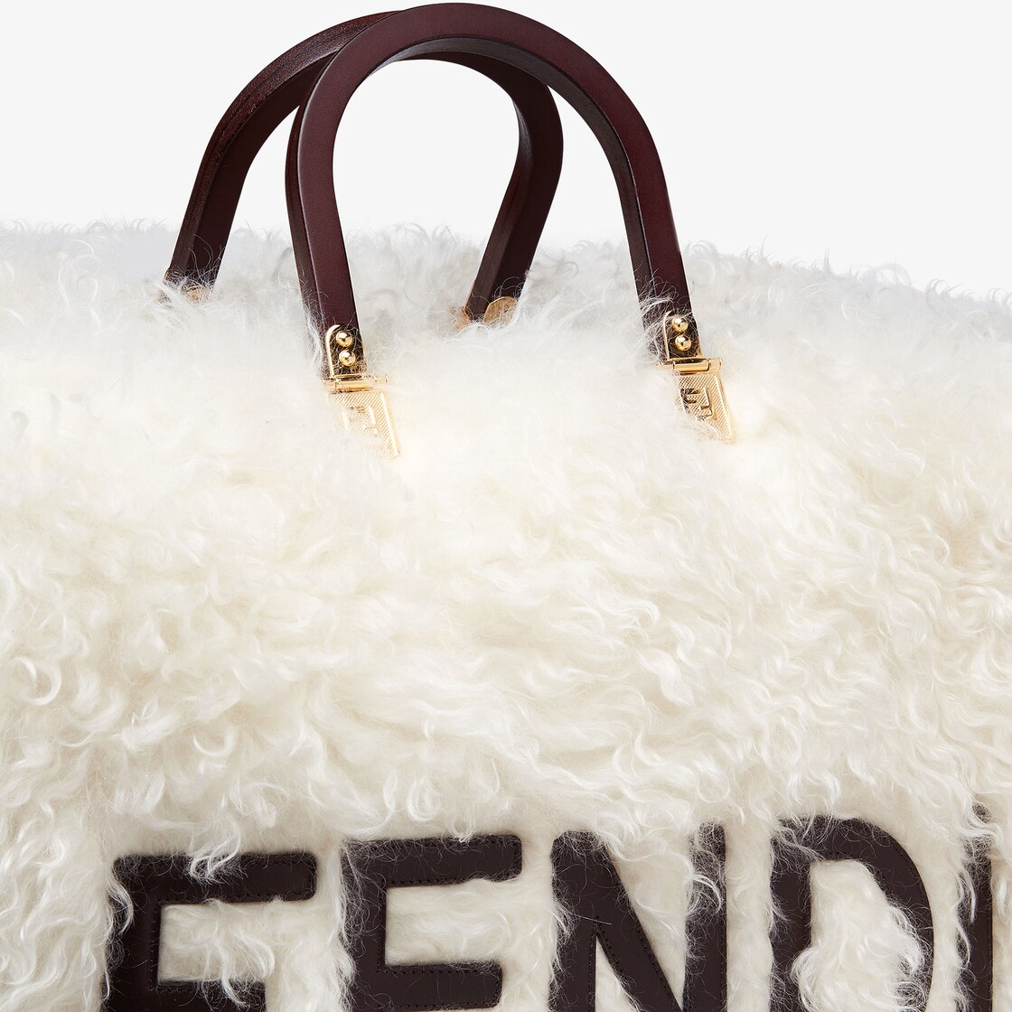 حقيبة Fendi Sunshine بحجم كبير