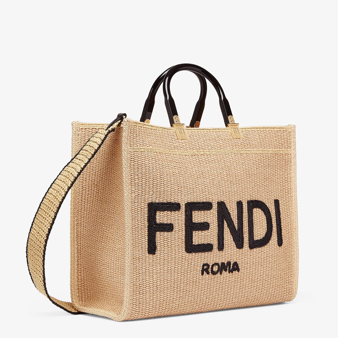 Fendi Sunshine Medium Fabric Beige - Image 2/5