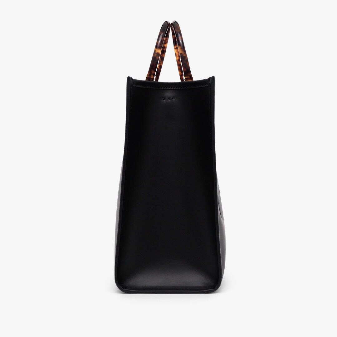 Fendi Sunshine Medium - Black leather shopper