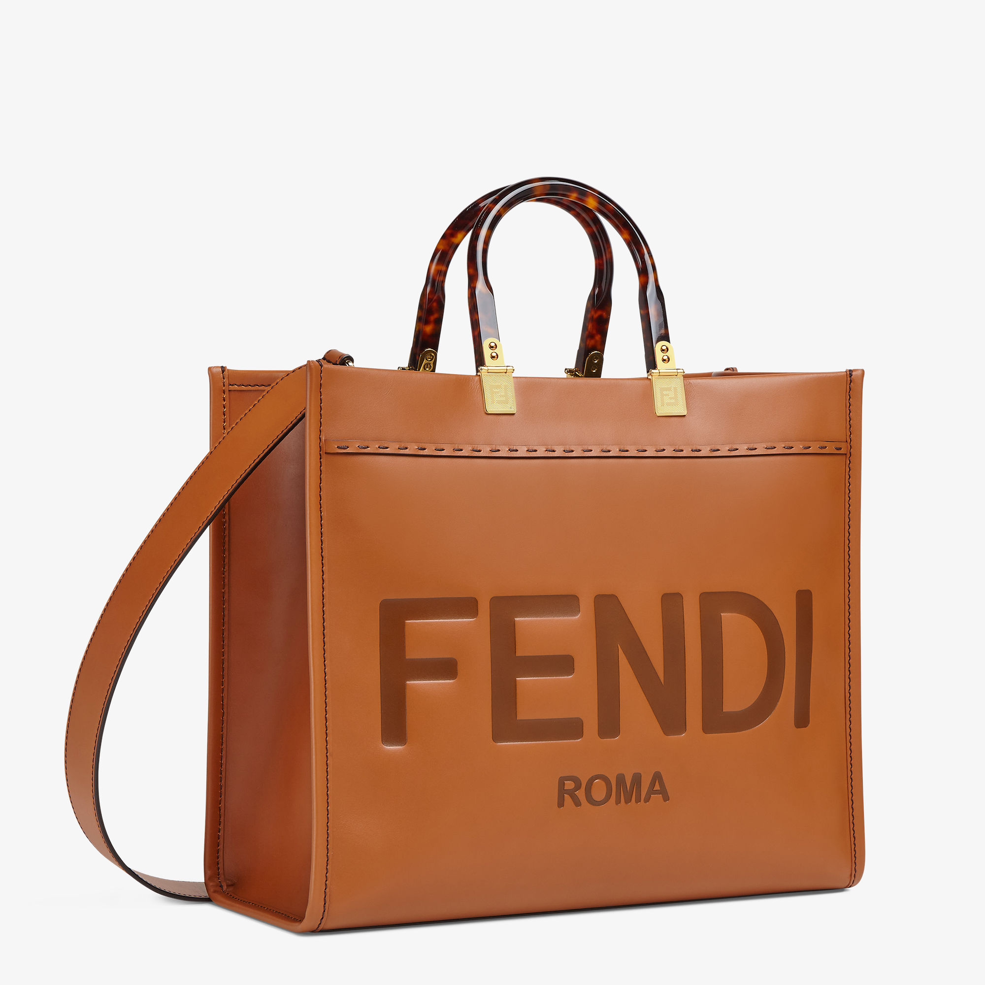 Fendi Sunshine Medium - Brown calfskin bag | Fendi