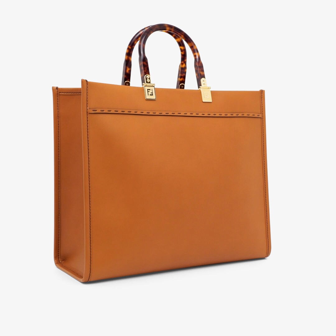 Fendi leather clearance tote bag